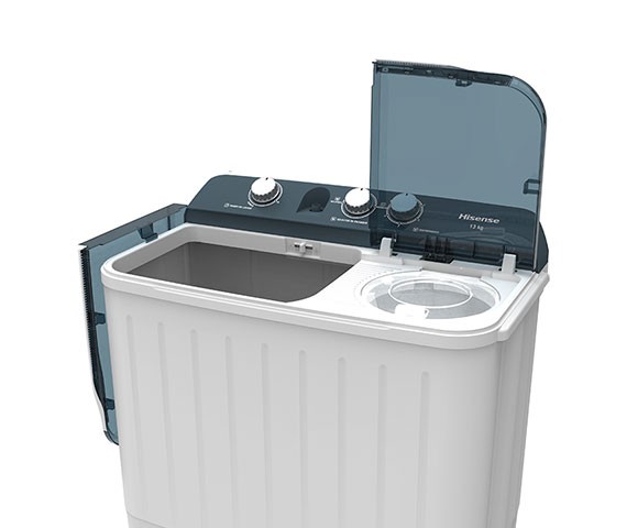 Hisense 12kg Twin Tub Washing Machine WSBE121 (Wash & Dry)